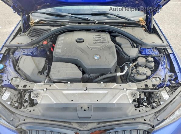 3MW89FF04R8E22100 2024 BMW 3 SERIES Blue Սալոնի հետևի տեսք
