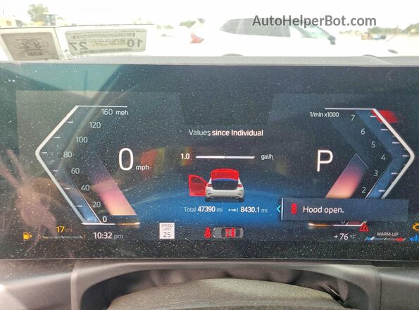 3MW89FF05R8E35700 2024 BMW 3 SERIES Белый Вид щитка приборов