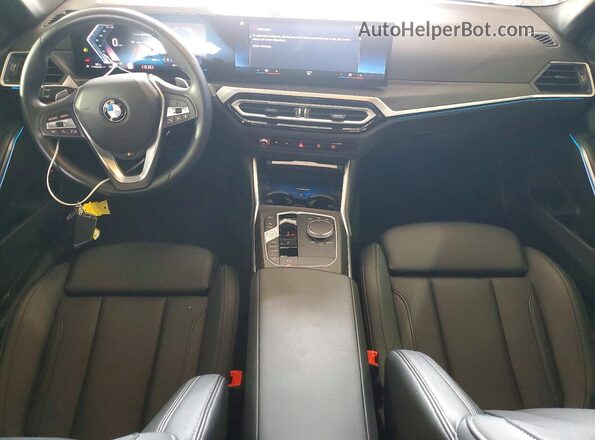 3MW89FF06R8E14211 2024 BMW 3 SERIES Gray Widok deski rozdzielczej