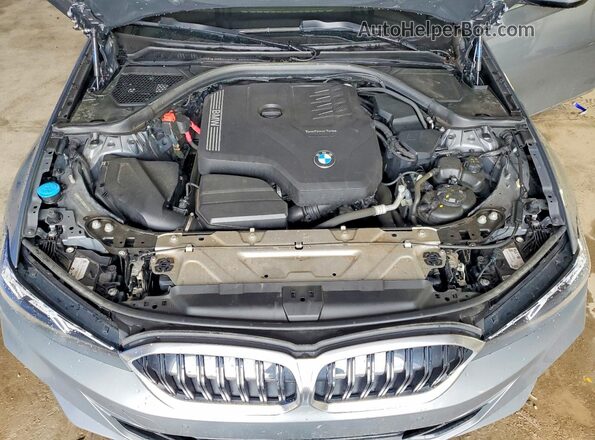 3MW89FF06R8E14211 2024 BMW 3 SERIES Gray Widok wnętrza z tyłu