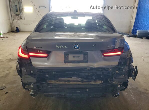 3MW89FF06R8E14211 2024 BMW 3 SERIES Gray Widok z tyłu