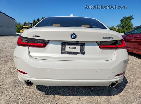 3MW89FF09P8D31448 2023 BMW 3 SERIES White Widok z tyłu