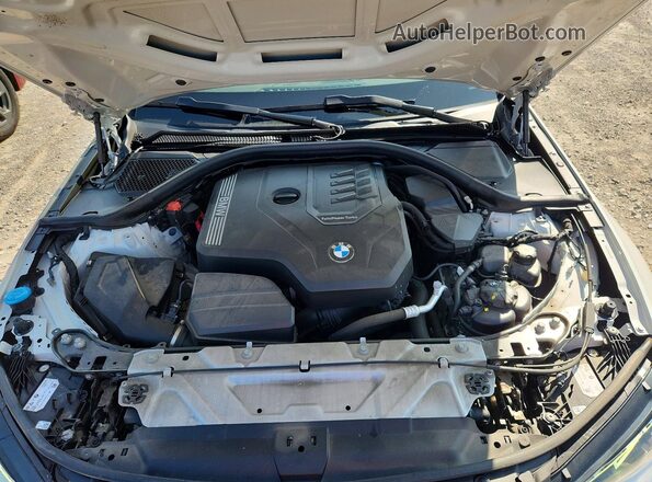 3MW89FF09P8D31448 2023 BMW 3 SERIES White Widok wnętrza z tyłu