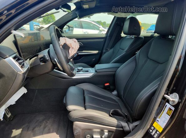 3MW89FF0XP8D20166 2023 BMW 3 SERIES Black Front interior view