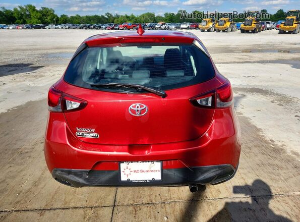 3MYDLBJV2LY716702 2020 TOYOTA YARIS Red Вид ззаду