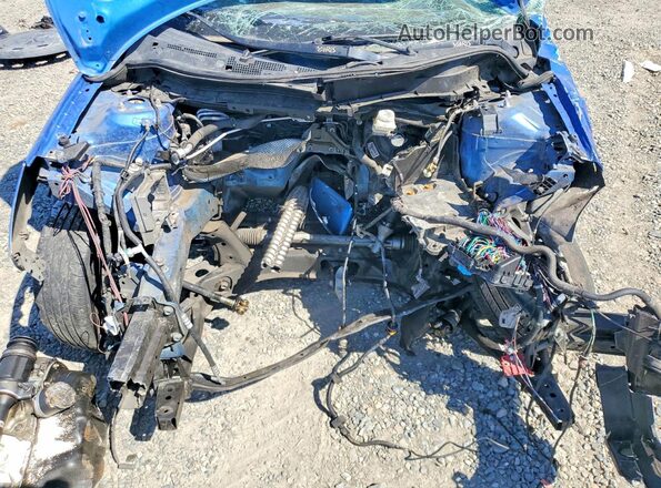 3MYDLBJV3LY703585 2020 TOYOTA YARIS Blue Rear interior view