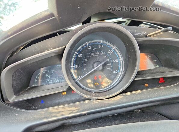 3MYDLBJV7LY706912 2020 TOYOTA YARIS Black Вид щитка приладів