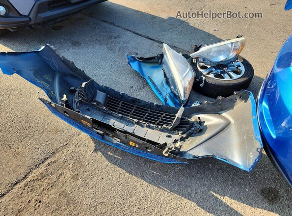 3MYDLBYV0HY176036 2017 TOYOTA YARIS Blue Engine compartment view