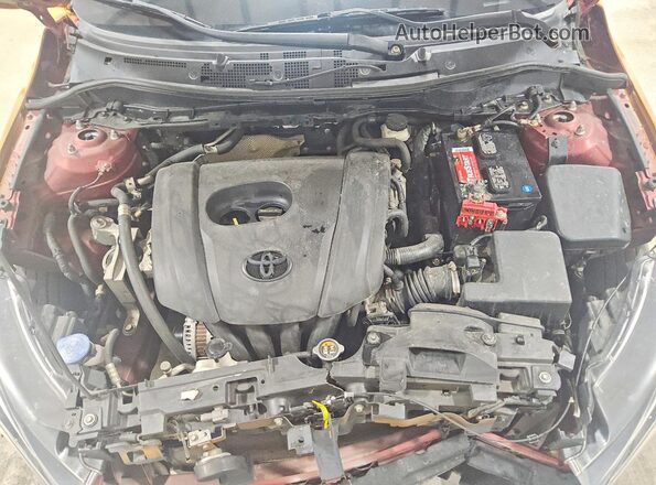 3MYDLBYV0JY323185 2018 TOYOTA YARIS Orange Vista interior trasera