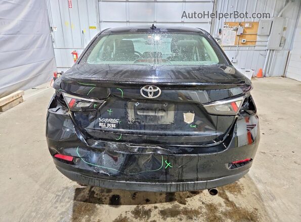 3MYDLBYV0KY503624 2019 TOYOTA YARIS Black Rear view
