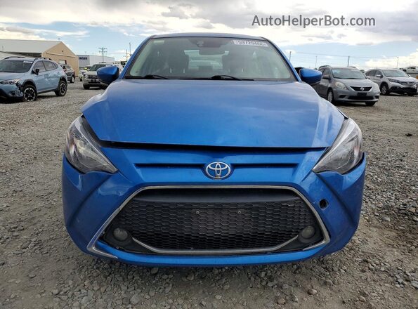 3MYDLBYV0KY509438 2019 TOYOTA YARIS Blue წინა ხედი