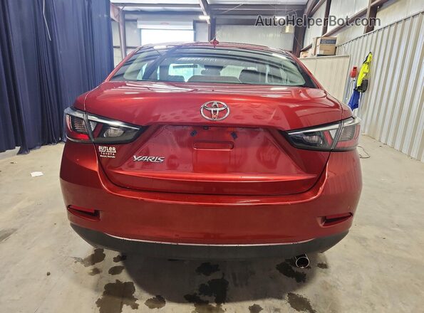 3MYDLBYV0KY521492 2019 TOYOTA YARIS Red Հետևի տեսք