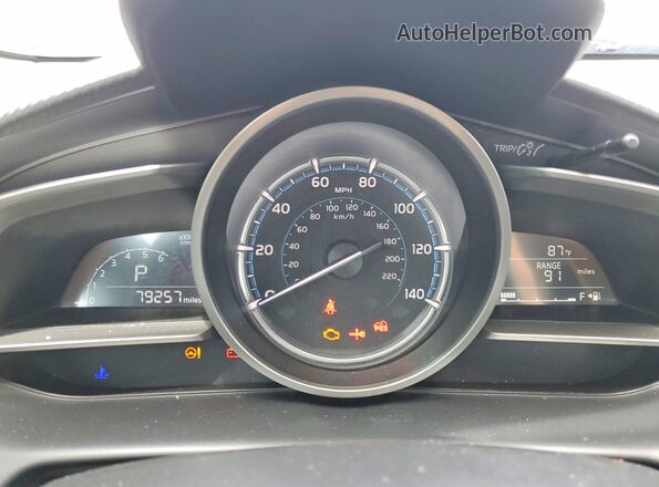 3MYDLBYV0LY711682 2020 TOYOTA YARIS Blue ხელსაწყოთა პანელის ხედი