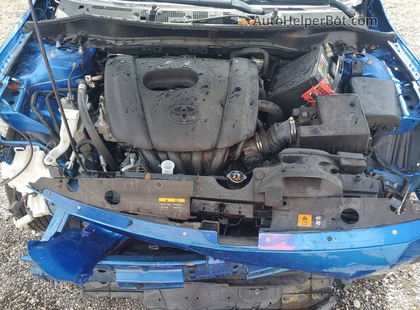 3MYDLBYV0LY711682 2020 TOYOTA YARIS Blue უკანა სალონის ხედი