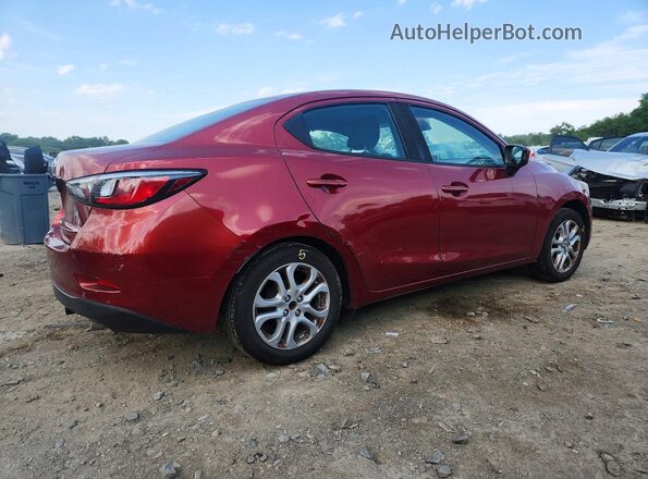 3MYDLBYV1HY183691 2017 TOYOTA YARIS Red უკანა მარჯვენა