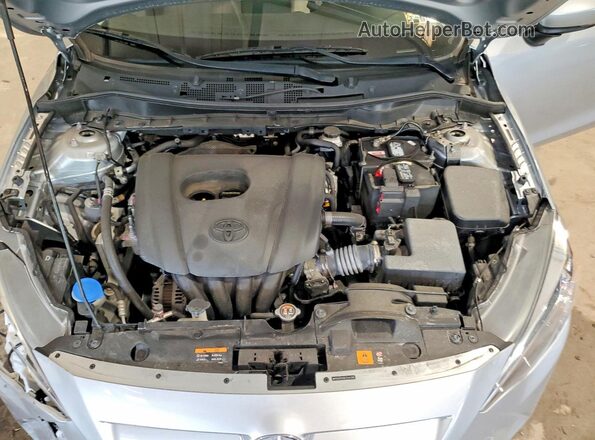 3MYDLBYV2KY504340 2019 TOYOTA YARIS Silver უკანა სალონის ხედი