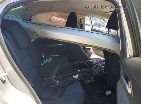 3MYDLBYV2KY508176 2019 TOYOTA YARIS Silver Rear seats view