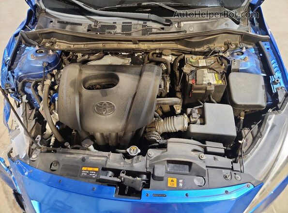 3MYDLBYV3HY157285 2017 TOYOTA YARIS Синий Вид задней части салона