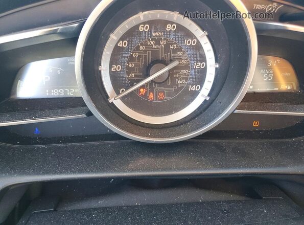 3MYDLBYV3HY158047 2017 TOYOTA YARIS Black Вид щитка приладів