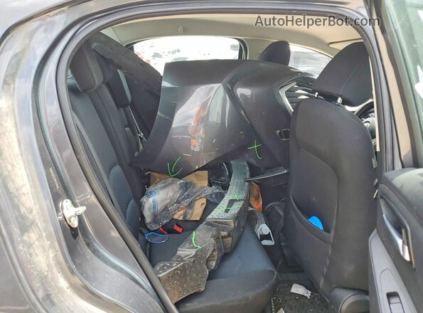 3MYDLBYV3HY170120 2017 TOYOTA YARIS Gray Widok tylnych siedzeń