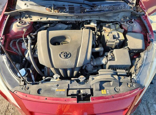 3MYDLBYV3HY182025 2017 TOYOTA YARIS Red Rear interior view