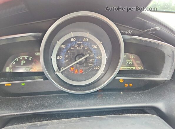 3MYDLBYV3HY191369 2017 TOYOTA YARIS Gray Սարքավորումների վահանակի տեսք