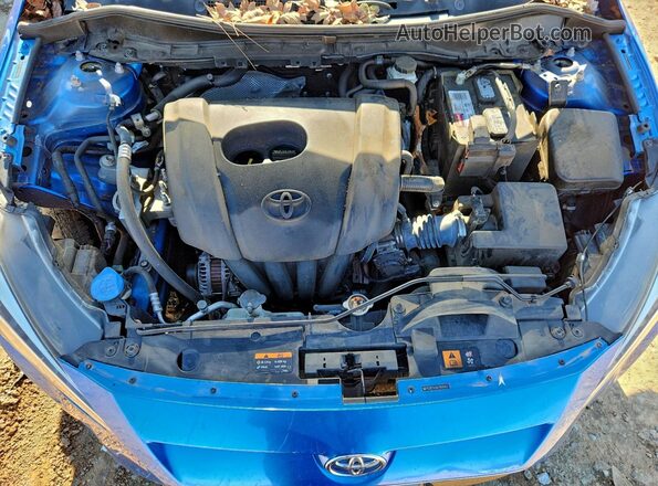 3MYDLBYV3HY193042 2017 TOYOTA YARIS Blue Սալոնի հետևի տեսք