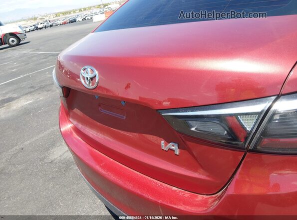 3MYDLBYV3JY302783 2018 TOYOTA YARIS IA Бордовый 