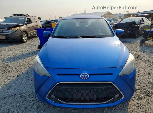 3MYDLBYV3KY503651 2019 TOYOTA YARIS Blue Front view