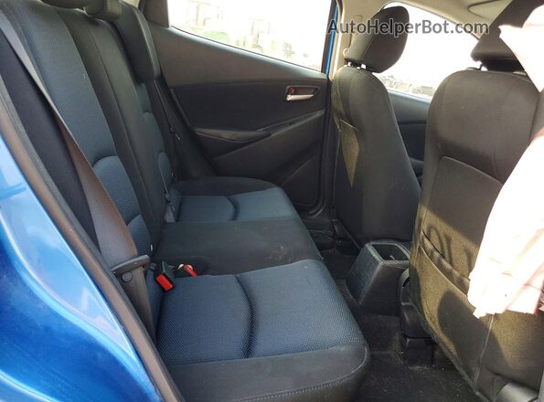3MYDLBYV3KY503651 2019 TOYOTA YARIS Blue Rear seats view