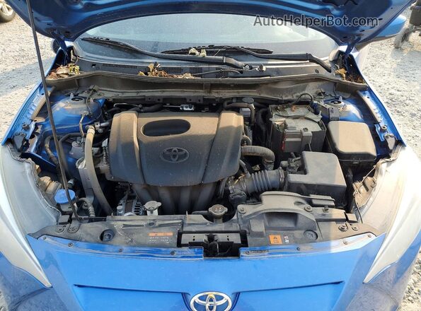 3MYDLBYV3KY503651 2019 TOYOTA YARIS Blue Rear interior view