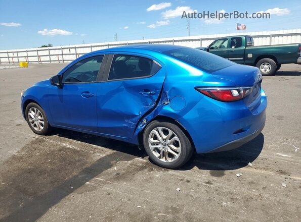 3MYDLBYV4HY153701 2017 TOYOTA YARIS Blue Հետևի ձախ