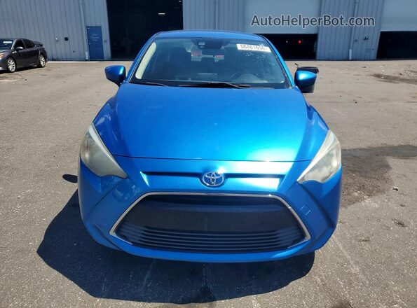 3MYDLBYV4HY153701 2017 TOYOTA YARIS Blue Դիմացի տեսք