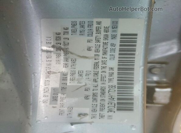 3MYDLBYV4HY170188 2017 TOYOTA YARIS Silver Vista del compartimento del motor