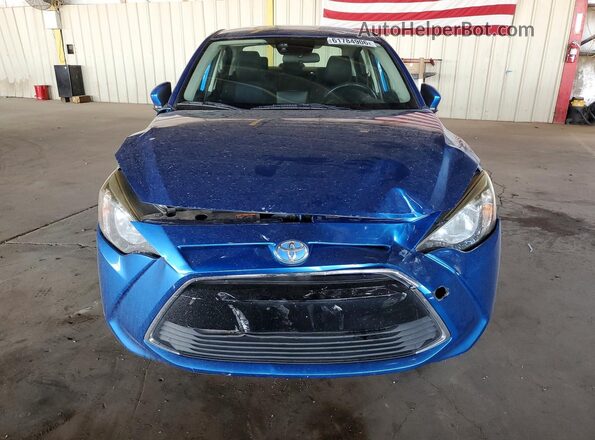 3MYDLBYV4HY182308 2017 TOYOTA YARIS Blue Vista frontal