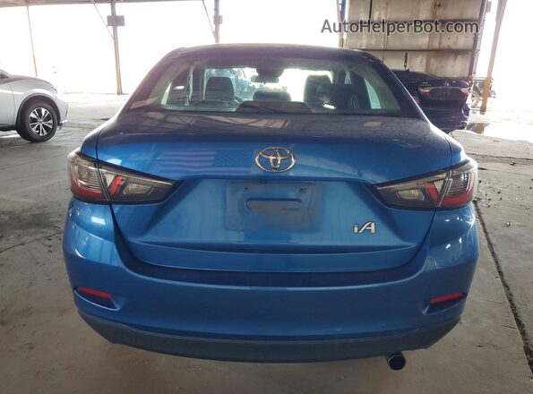 3MYDLBYV4HY182308 2017 TOYOTA YARIS Blue Vista trasera