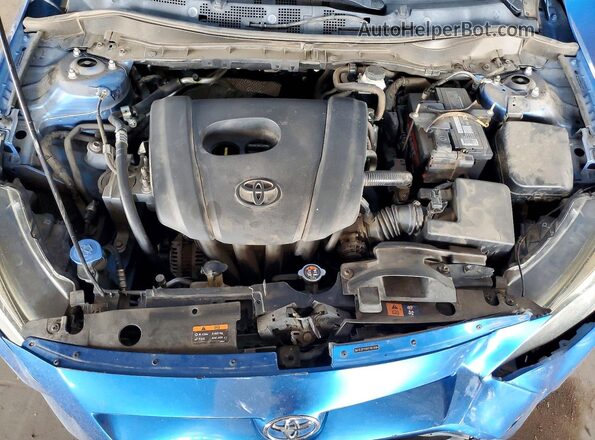 3MYDLBYV4HY182308 2017 TOYOTA YARIS Blue Vista interior trasera