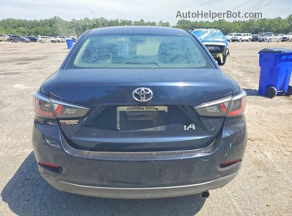 3MYDLBYV4JY300010 2018 TOYOTA YARIS Blue Widok z tyłu
