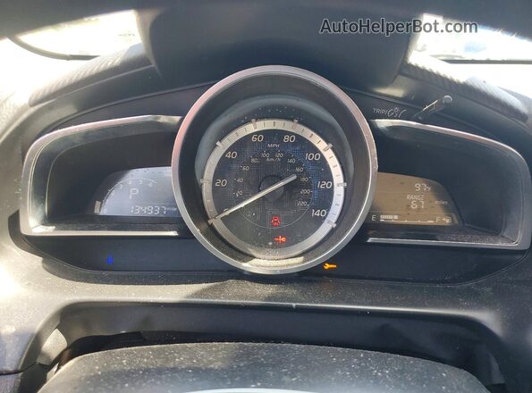 3MYDLBYV4JY300010 2018 TOYOTA YARIS Blue Widok zestawu wskaźników