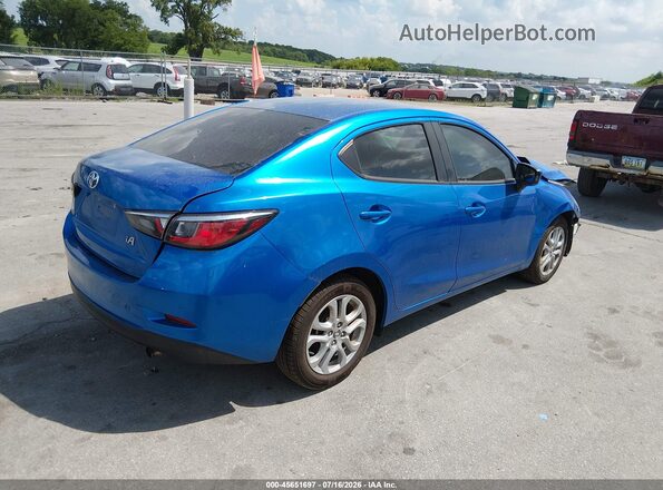 3MYDLBYV4JY311234 2018 TOYOTA YARIS IA Синий Задняя правая четверть