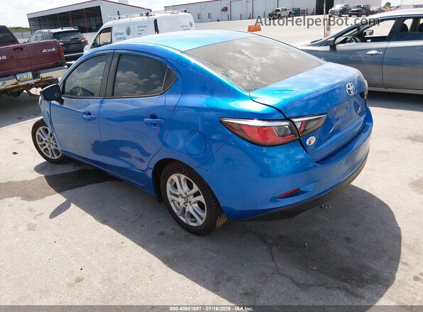 3MYDLBYV4JY311234 2018 TOYOTA YARIS IA Синий Задняя левая четверть