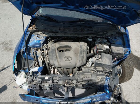 3MYDLBYV4JY311234 2018 TOYOTA YARIS IA Синий Вид сзади