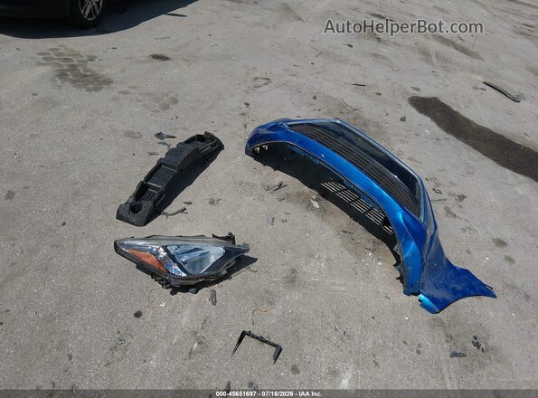 3MYDLBYV4JY311234 2018 TOYOTA YARIS IA Синий Вид щитка приборов