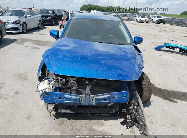 3MYDLBYV4JY311234 2018 TOYOTA YARIS IA Синий Вид задней части салона
