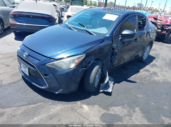 3MYDLBYV4JY322783 2018 TOYOTA YARIS IA Blue Front left
