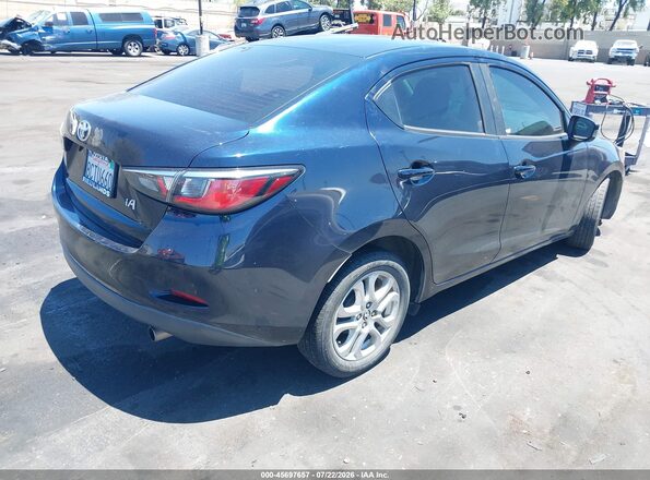3MYDLBYV4JY322783 2018 TOYOTA YARIS IA Blue Rear right