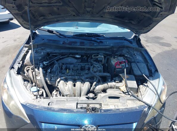 3MYDLBYV4JY322783 2018 TOYOTA YARIS IA Blue Rear view