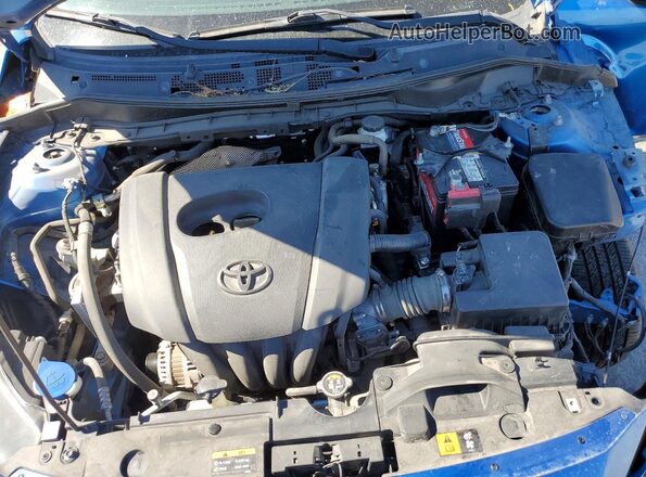 3MYDLBYV4KY502525 2019 TOYOTA YARIS Blue უკანა სალონის ხედი
