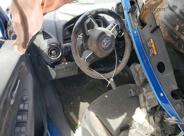 3MYDLBYV4KY519096 2019 TOYOTA YARIS Blue წინა პანელის ხედი