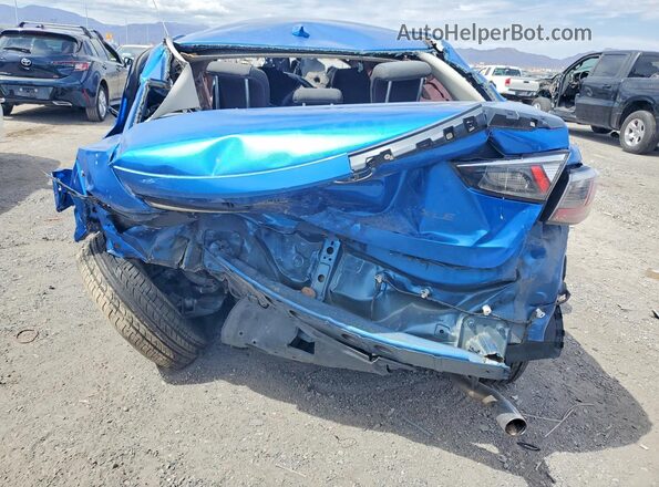 3MYDLBYV4KY519096 2019 TOYOTA YARIS Blue უკანა ხედი